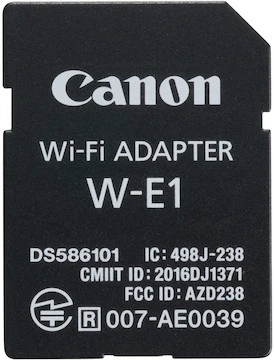 Canon® Canon W-E1 Wi-Fi Adapter 3 Canon® Canon W-E1 Wi-Fi Adapter