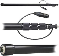 K-Tek KE-89CC Avalon Series Aluminum Boom Pole W/ XLR Cable -Camera Accessories 058363401242