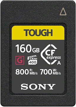 Sony 160GB CFexpress Type A TOUGH Memory Card 3 Sony 160GB CFexpress Type A TOUGH Memory Card
