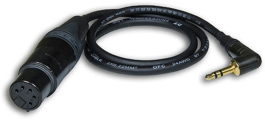 Beachtek XLR5F To Right-Angle 3.5mm TRS For DSMC2 17.7" 3 Beachtek XLR5F To Right-Angle 3.5mm TRS For DSMC2 17.7"