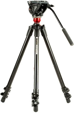 Manfrotto MVH500AH Head W/ 755XB MDeVe Aluminum Tripod Legs