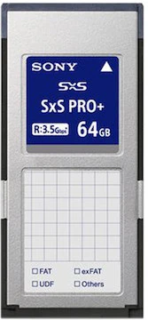 Sony 64GB SxS PRO+ D Series Memory Card