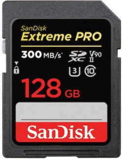 SanDisk SDXC 128GB Extreme PRO 300MB/s UHS-II V90
