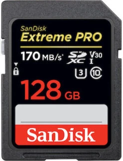 SanDisk SDXC 128GB Extreme Pro 170MB/s UHS-1 U3