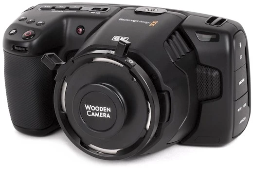 Blackmagic Pocket Cinema Camera 6K W/ Wooden PL Mount Mod 3 Blackmagic Pocket Cinema Camera 6K W/ Wooden PL Mount Mod