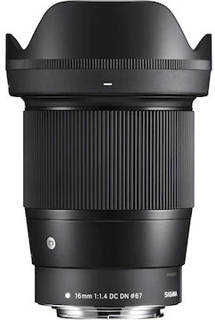 Sigma 16mm F/1.4 DC DN Contemporary For Canon EF-M 3 Sigma 16mm F/1.4 DC DN Contemporary For Canon EF-M