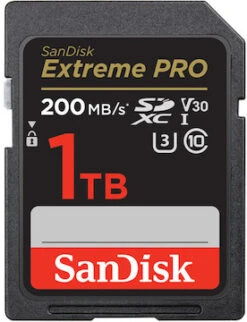 SanDisk SDXC 1TB Extreme Pro 200MB/s UHS-1 U3