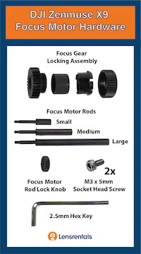 DJI Zenmuse X9 Focus Motor 6 DJI Zenmuse X9 Focus Motor - Image 4
