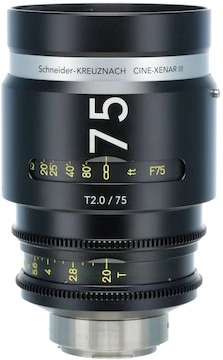 Schneider® Schneider Cine-Xenar III 75mm T2.0 EF