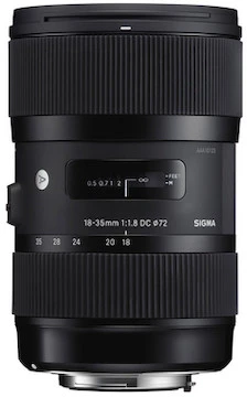 Sigma 18-35mm F/1.8 DC HSM Art For Nikon