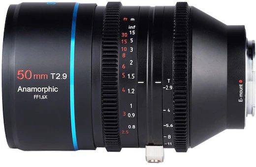 Sirui 50mm T2.9 Anamorphic 1.6x Full Frame (Sony E) 4 Sirui 50mm T2.9 Anamorphic 1.6x Full Frame (Sony E) - Image 2