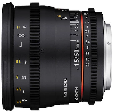 Rokinon 50mm T1.5 AS UMC Cine DS For Canon 3 Rokinon 50mm T1.5 AS UMC Cine DS For Canon
