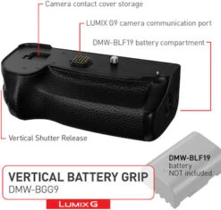 Panasonic DMW-BGG9 Battery Grip 8 Panasonic DMW-BGG9 Battery Grip -Camera Accessories 720945570134