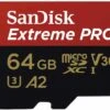 SanDisk UHS-1 MicroSDXC 64GB Extreme Pro U3 A2 -Camera Accessories 761513584987