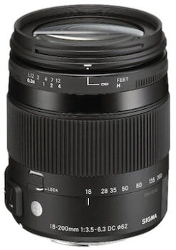 Sigma 18-200mm F/3.5-6.3 DC OS HSM Contemporary For Nikon