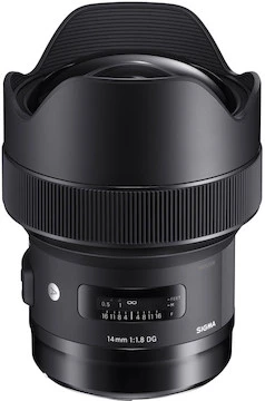 Sigma 14mm F/1.8 DG HSM Art For Canon
