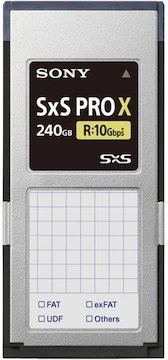 Sony 240GB SxS PRO X Memory Card
