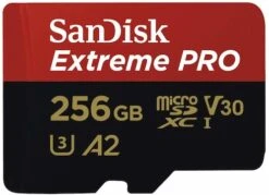 SanDisk UHS-1 MicroSDXC 256GB Extreme Pro U3 A2