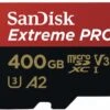 SanDisk UHS-1 MicroSDXC 400GB Extreme Pro U3 A2 -Camera Accessories 973222697599