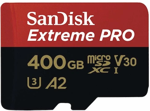 SanDisk UHS-1 MicroSDXC 400GB Extreme Pro U3 A2 3 SanDisk UHS-1 MicroSDXC 400GB Extreme Pro U3 A2